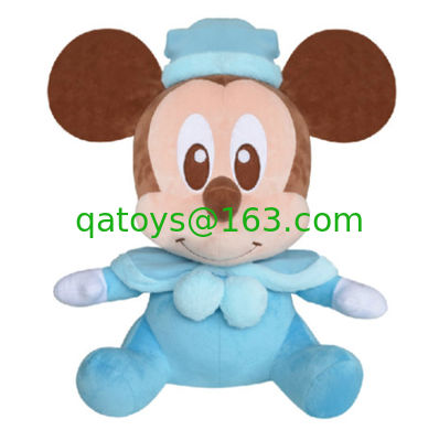 パーソナライズされたディズニーぬいぐるみスモールビッグヘッドミッキーマウスぬいぐるみ