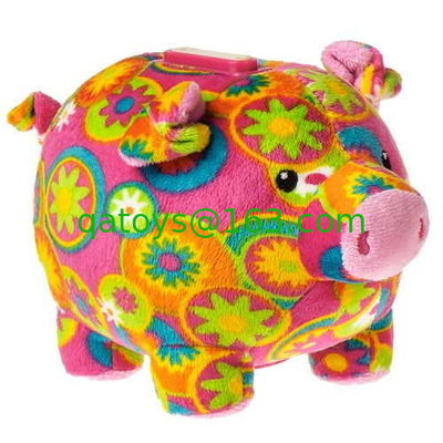 18cm のかわいいブタの貯金箱の Moneky の硬貨コレクションのための銀行によって詰められるプラシ天のおもちゃ