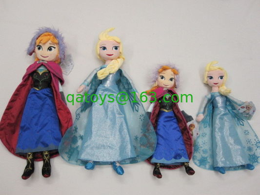 20 インチ紫色の凍らせていたアナおよび Elsa ディズニーのプラシ天のおもちゃの柔らかい漫画によって詰められる人形