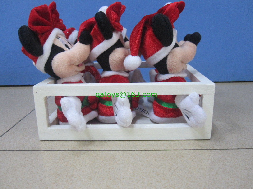 10cm フルセット オリジナル ファミリー ディズニー ぬいぐるみ トレイ入り クリスマス用