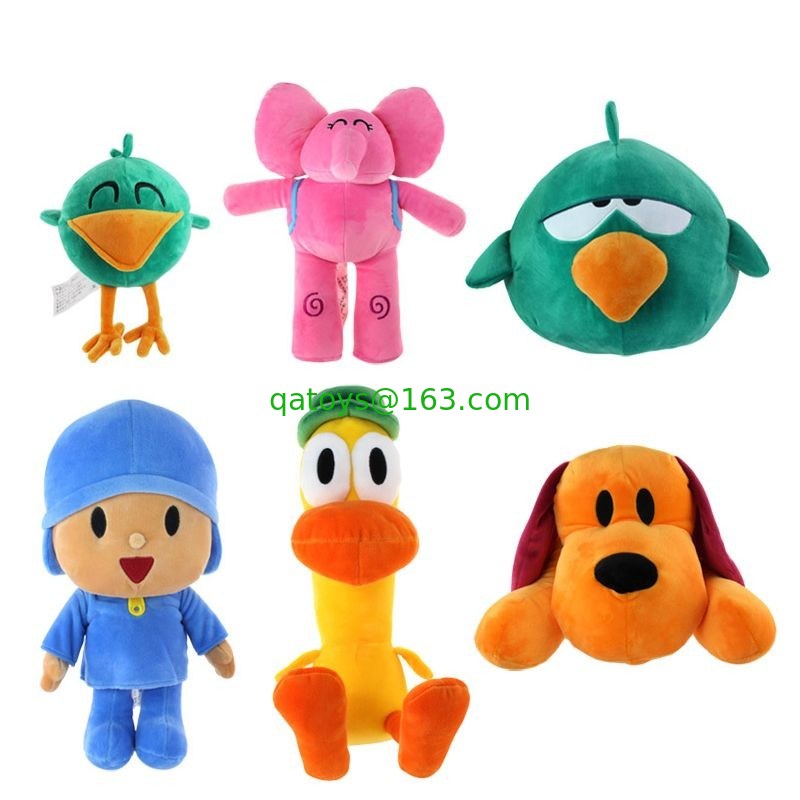 昇進 20cm のための美しく小さい漫画の Pocoyo によって詰められるプラシ天のおもちゃ