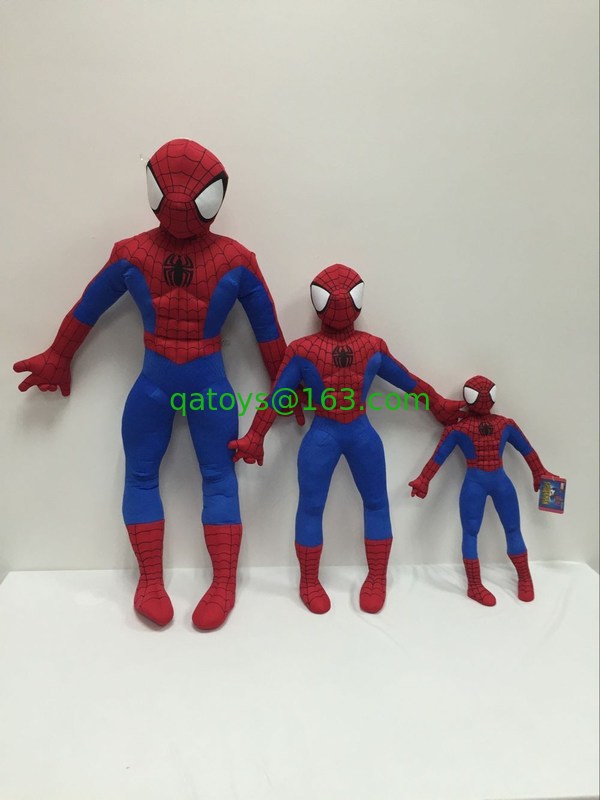 40cm、60cm の 90cm の美しい元の大型のスパイダーマンの漫画のプラシ天によって詰められる柔らかいおもちゃ
