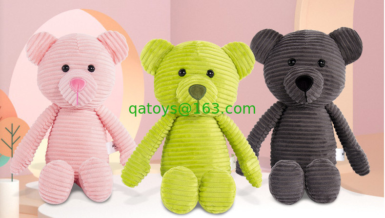 注文の Elephent のヒツジのプラシ天のかわいい赤ん坊は青い白 20cm のプラスチックをもてあそびます