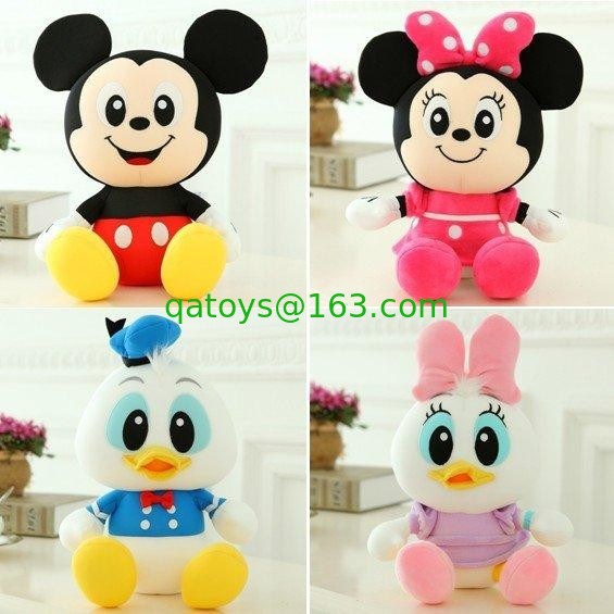 泡の粒子材料/Nanoparticlesディズニーの柔らかいおもちゃを持つ10インチ新しいディズニーMickeyおよびMinnie