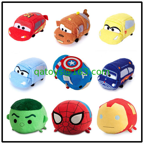 新品 オリジナル ディズニー ロードスター レーサー 車 玩具 3 ツムツム 漫画 毛布 玩具 10cm