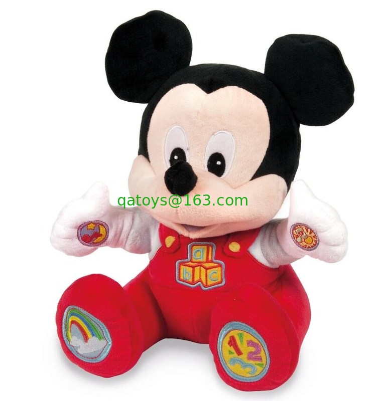 柔らかいおもちゃ30cmを話しているディズニー ミッキー マウスの赤ん坊Mickey