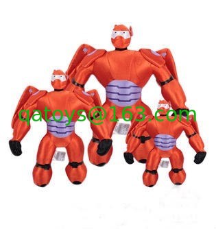 子供の漫画のプラシ天は大きい英雄 6 の Baymax の機械式のアクション・フィギュアをもてあそびます