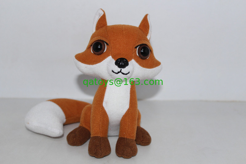 個人化されたかわいい Fox のぬいぐるみは小さいプラシ天のおもちゃ 20cm をもてあそびます